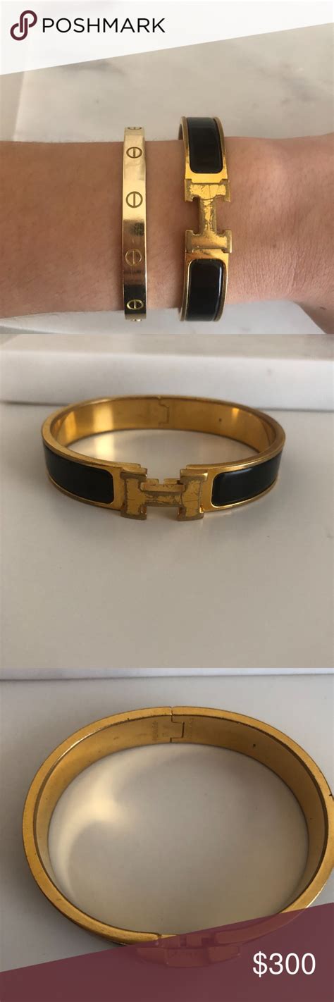 hermes strap bracelet|hermes black and gold bracelet.